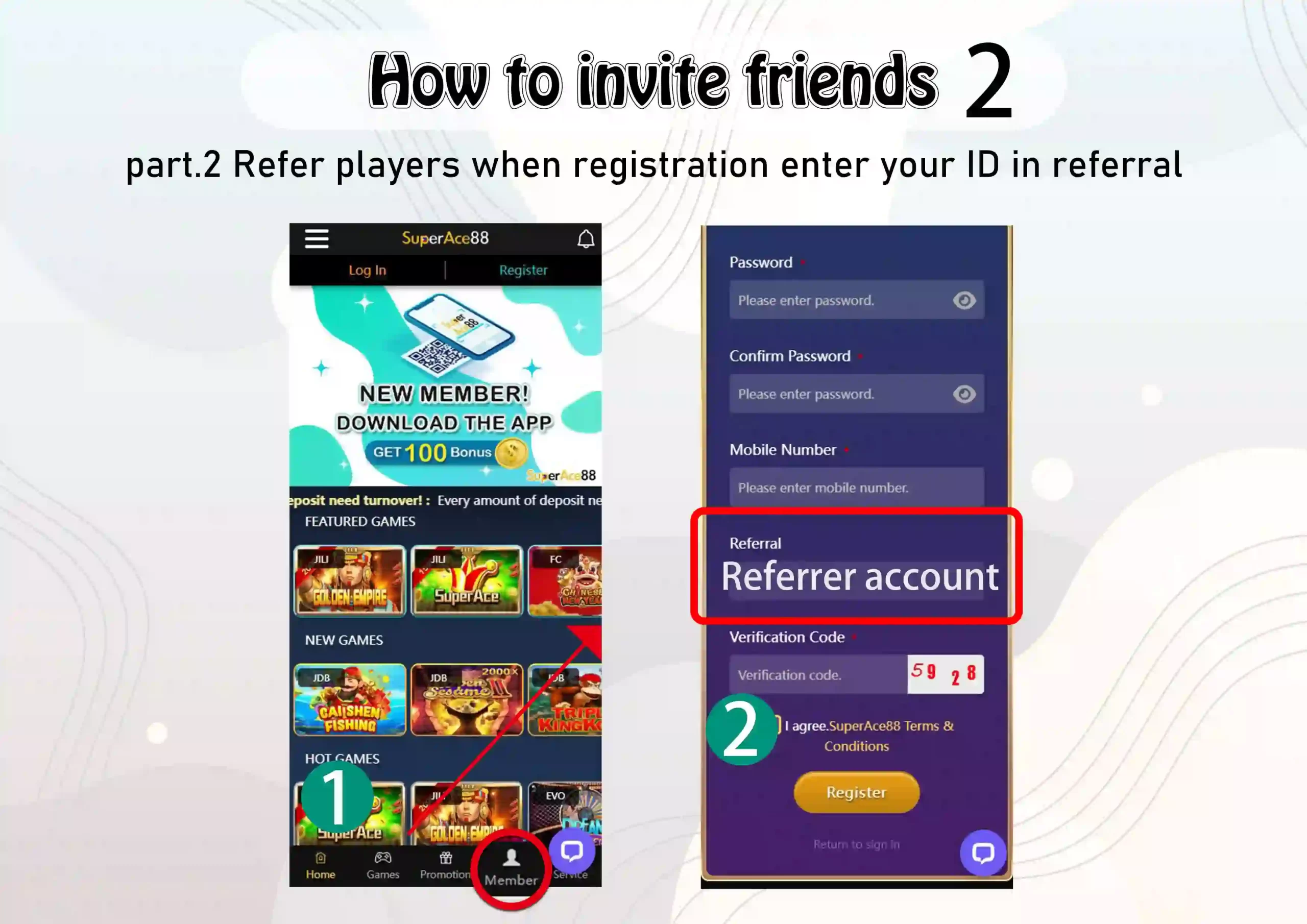 Invite friends get 999